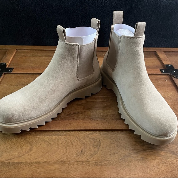 Zara Men's Tan Chelsea Boots - Picture 1 of 6